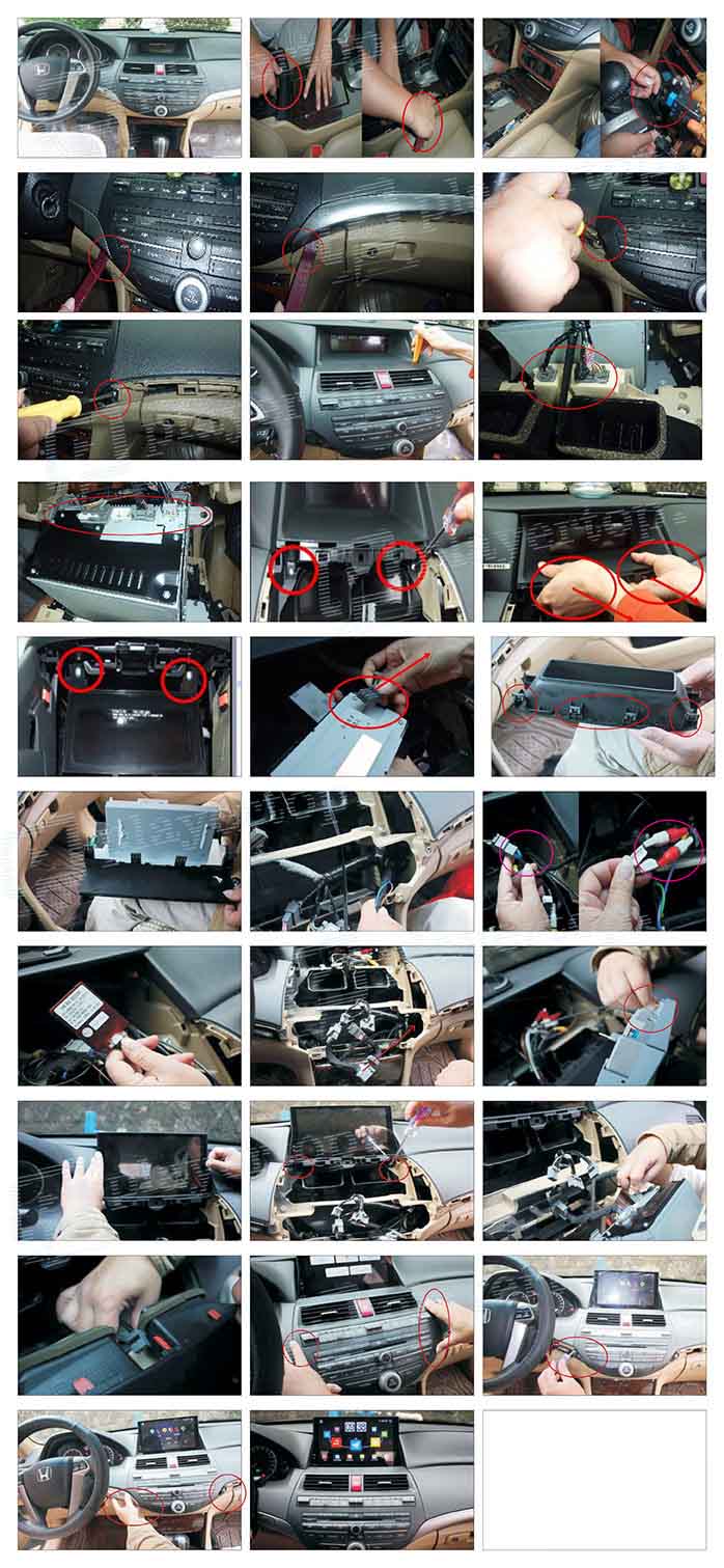 installer autoradio honda accord 2008